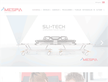 Tablet Screenshot of mespa.com.tr